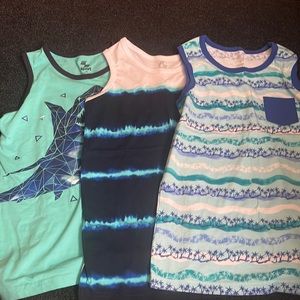 3 pack boys tank tops